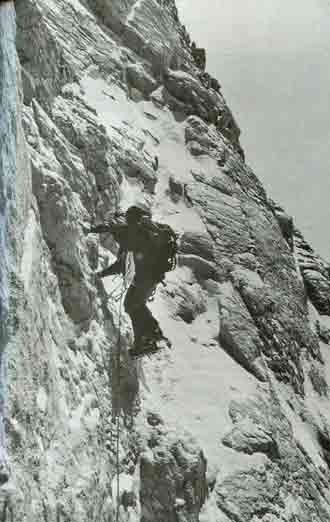 
John Roskelley Leading Mixed Ground At 7300m On Makalu 1980 - Stories Off The Wall book
